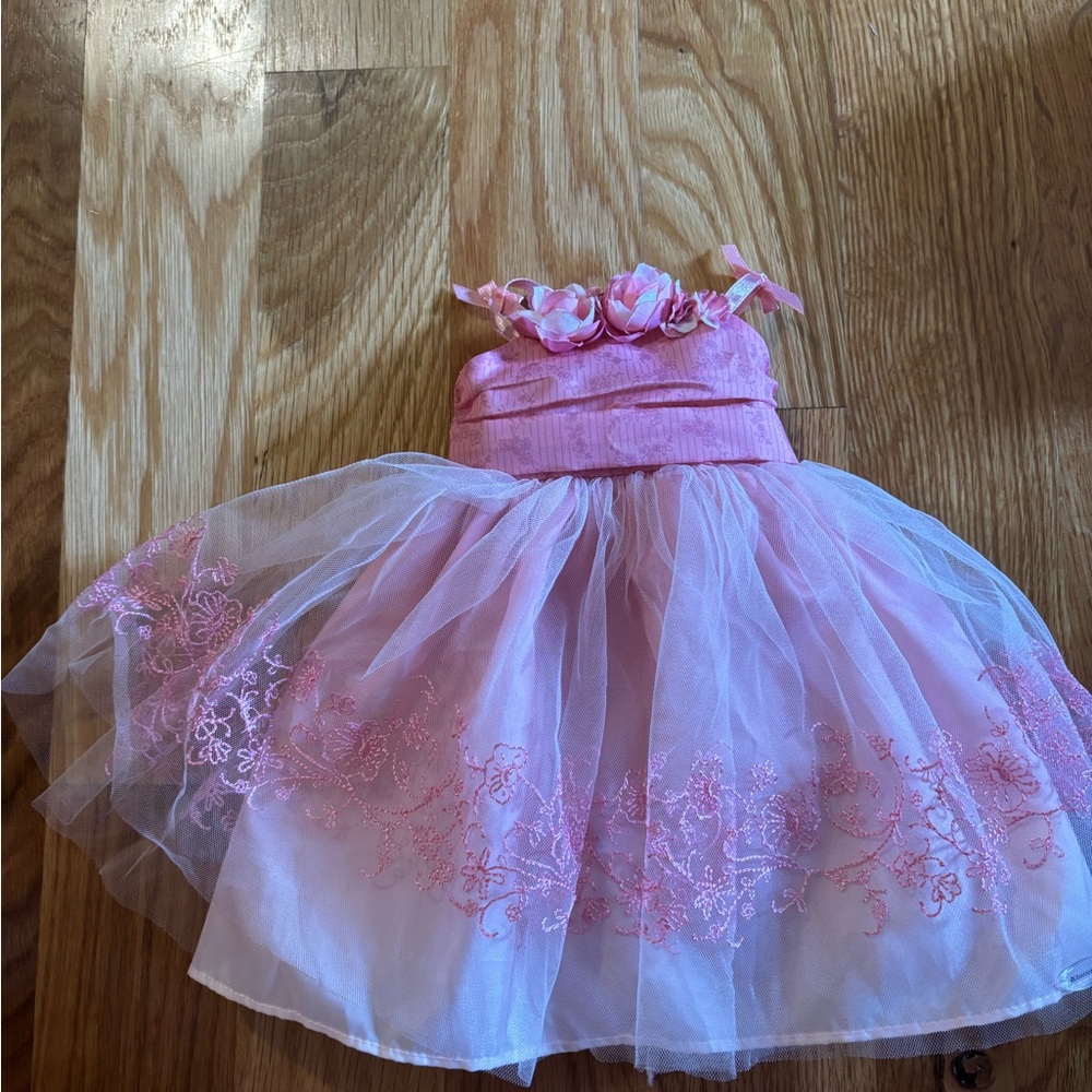 Mary Ellen pink dress American girl doll